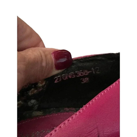 Dr Adam's Women's Purple Slip On Low Top Pointed Toe Heel Shoes Size EU 38 - Picture 6 of 7